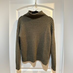 Madewell Green Mock Turtleneck Sweater Size Small